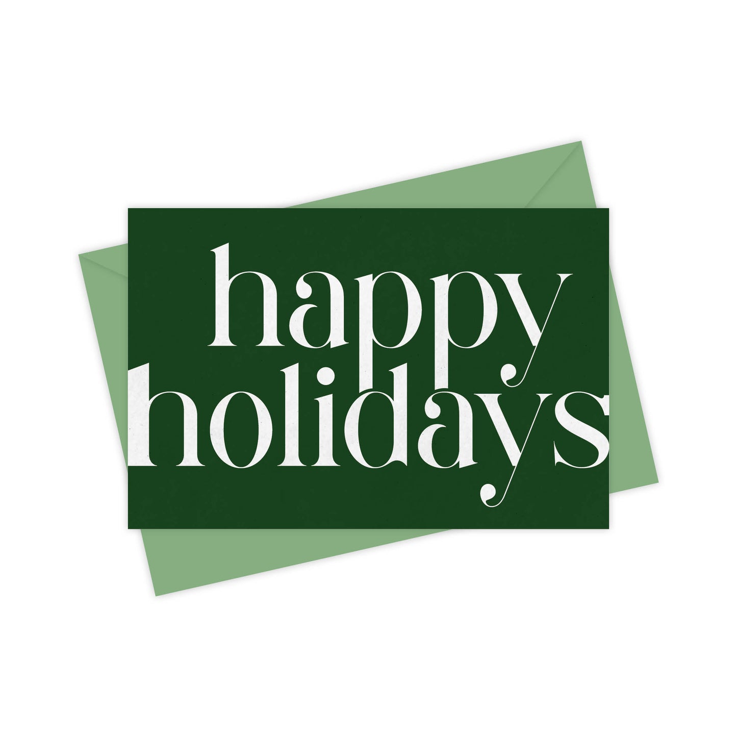 Happy holidays green