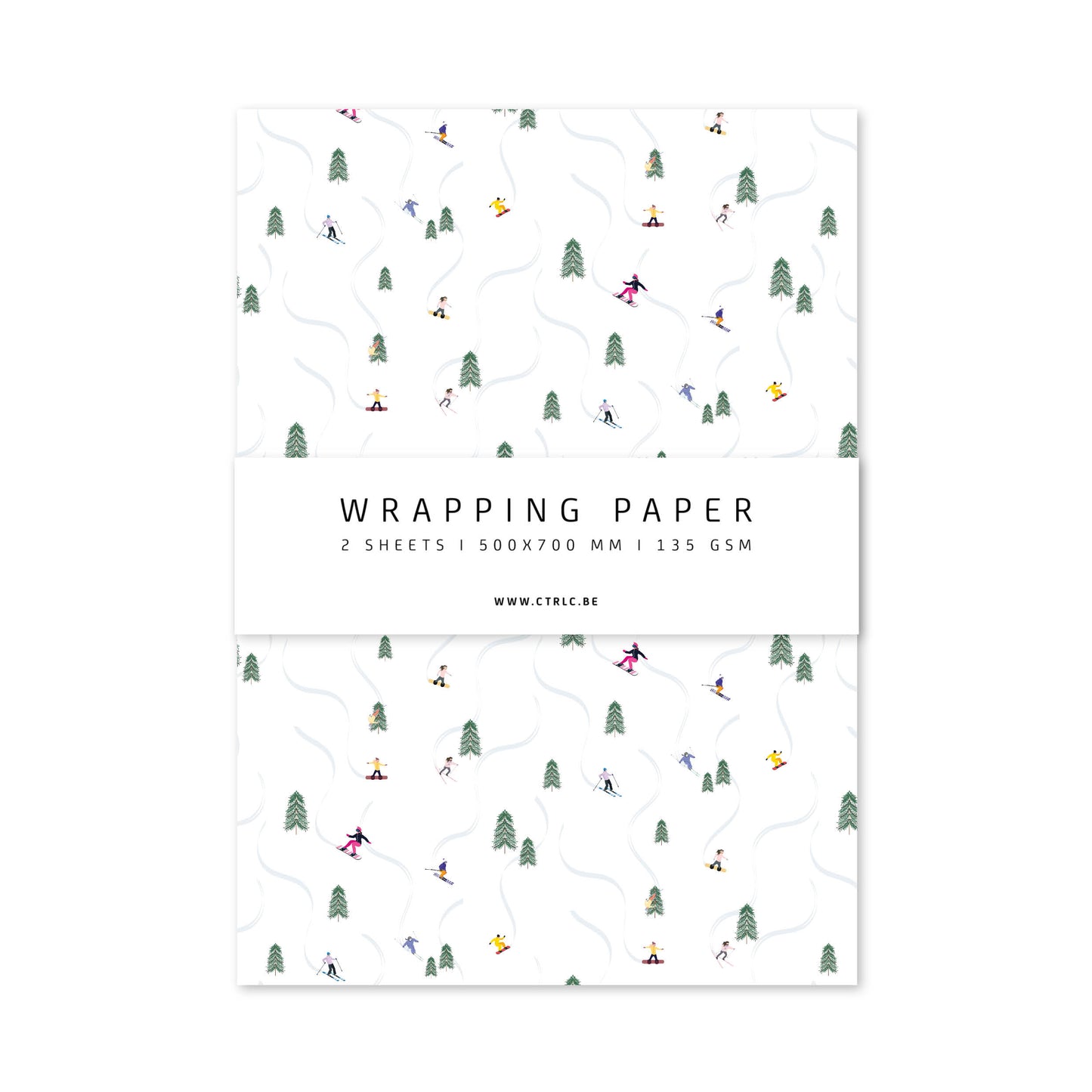 ski - cadeaupapier