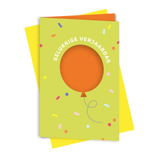 Plooikaart ballon