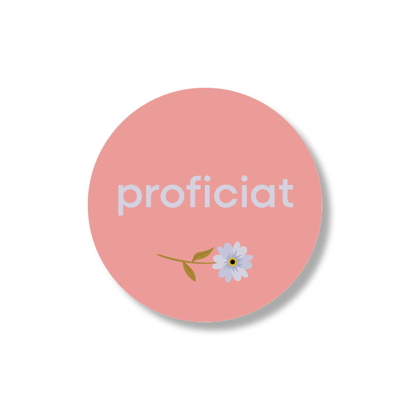 proficiat stickers (24st)