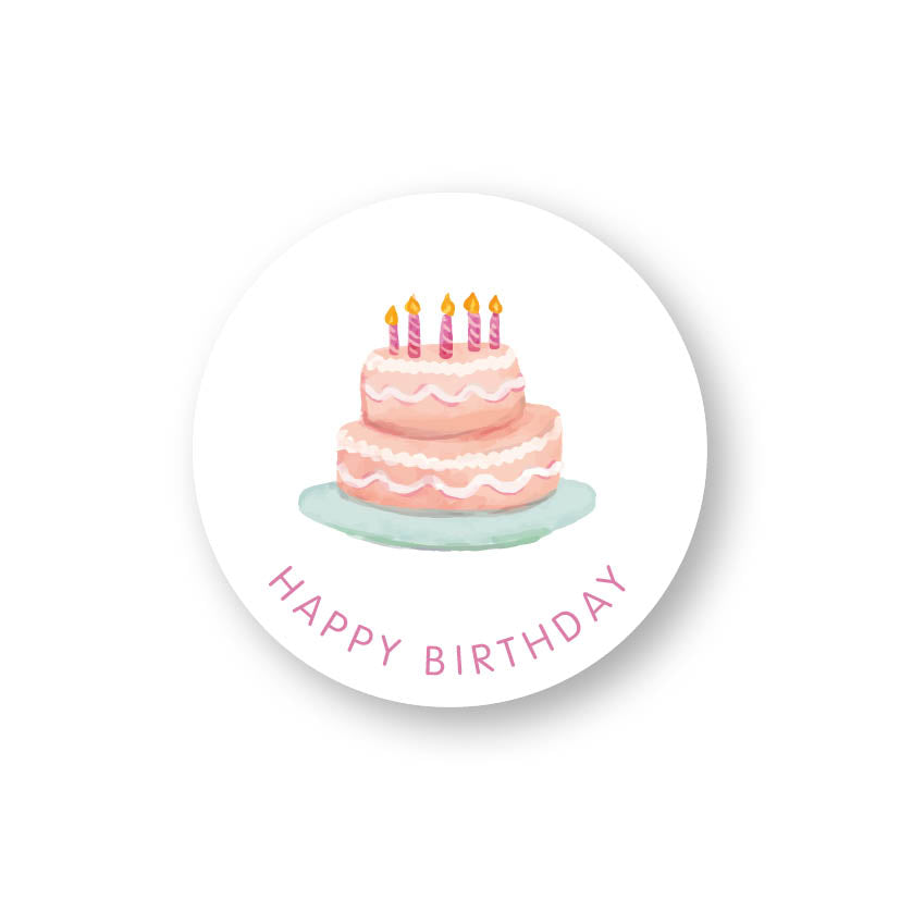 happy birthday stickers (24st)