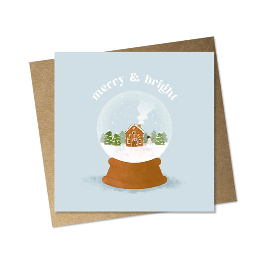 Merry & bright globe