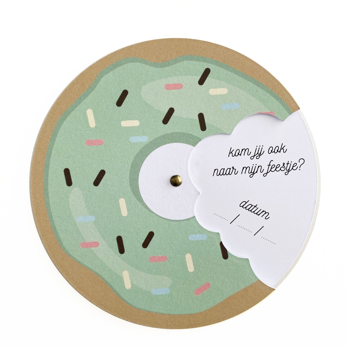 donut feestuitnodiging