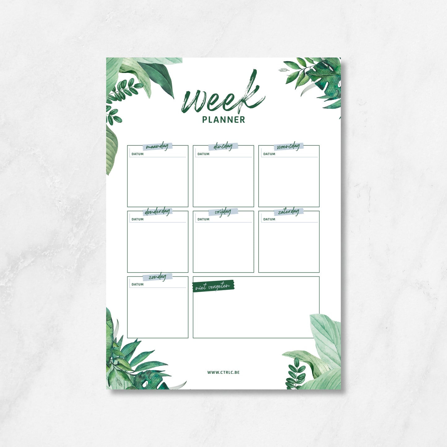 weekplanner
