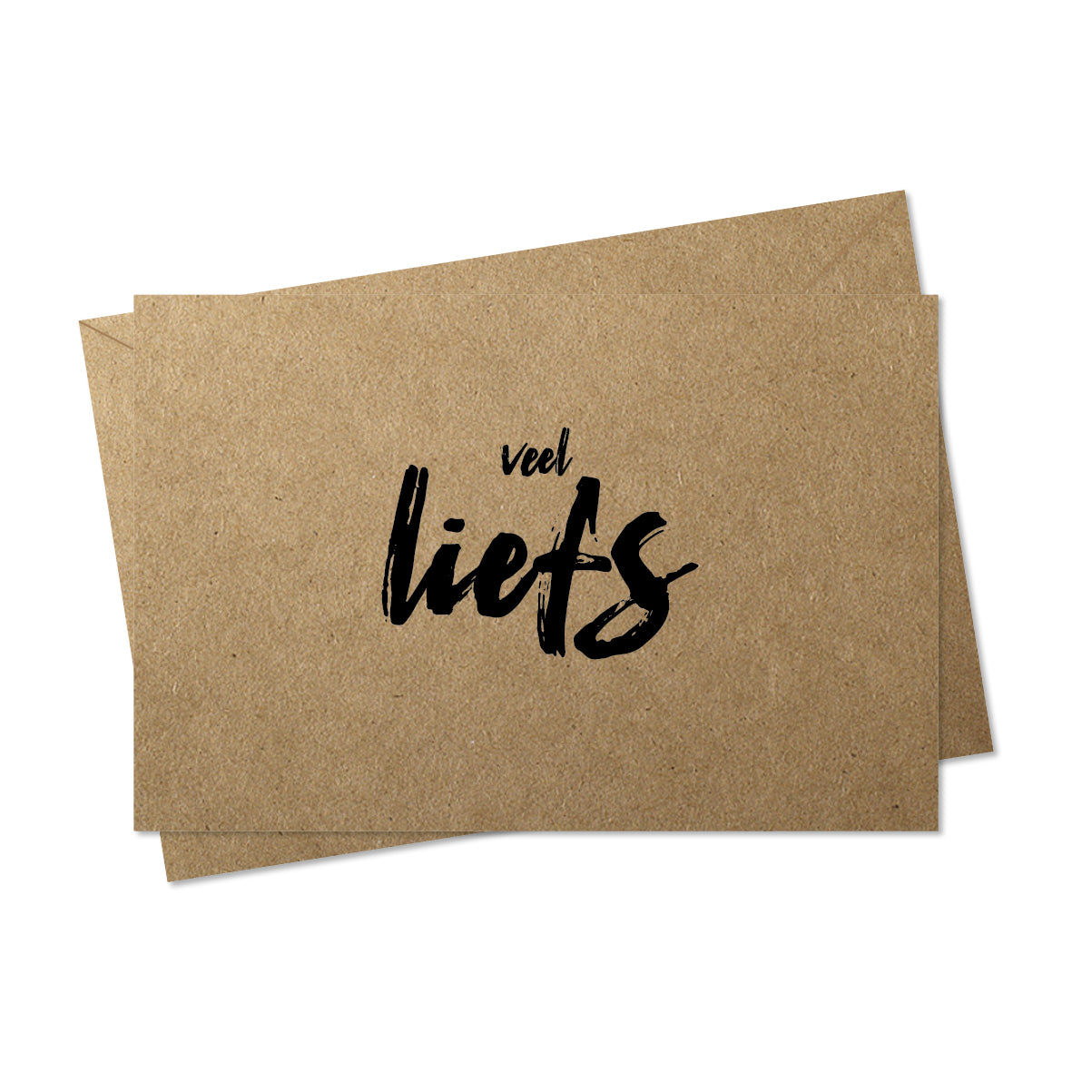 pakket kraft kaartjes - 4 stuks
