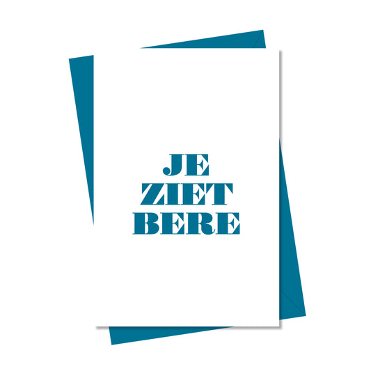 je ziet bere