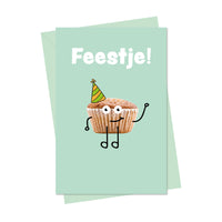 Feestje cupcake