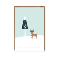 fijne feestdagen hert