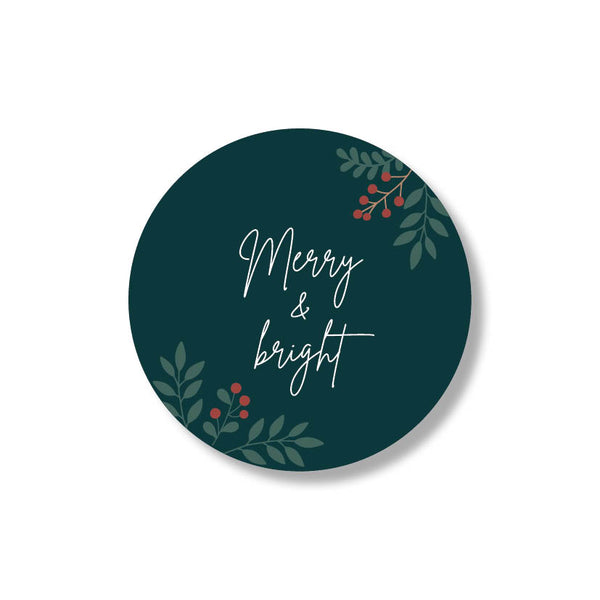 merry&bright stickers (24st)