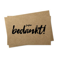super bedankt